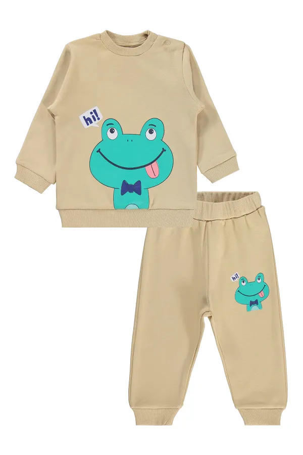 Bebek Takım 0-24 Ay Sütlükahve - Paket