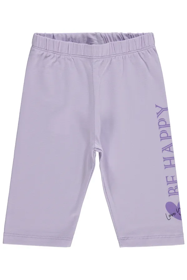 Kız Çocuk Tayt Km 2-5 Yaş Nazik Lavanta - Paket