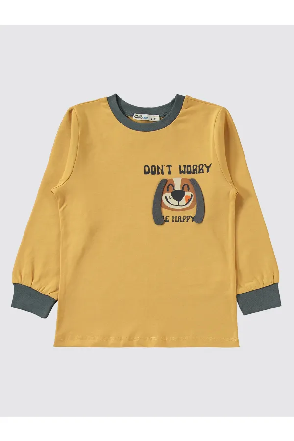 Erkek Çocuk Pijama Takımı 2-5 Yaş İndigo - Paket