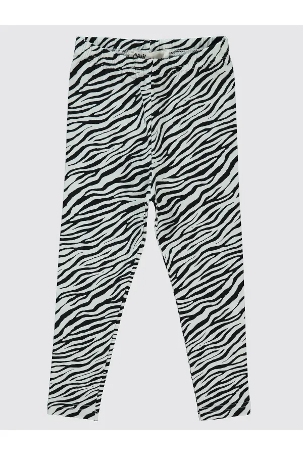 Kız Çocuk Tayt 2-5 Yaş Ekru - Paket