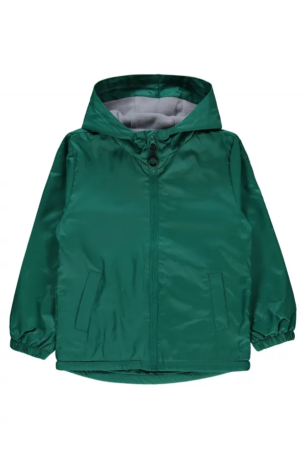 Erkek Çocuk Yağmurluk 6-9 Yaş Çam Yeşili - Paket