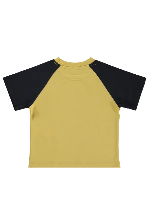 Lot de T-shirts pour garçons, 2-5 ans, jaunes