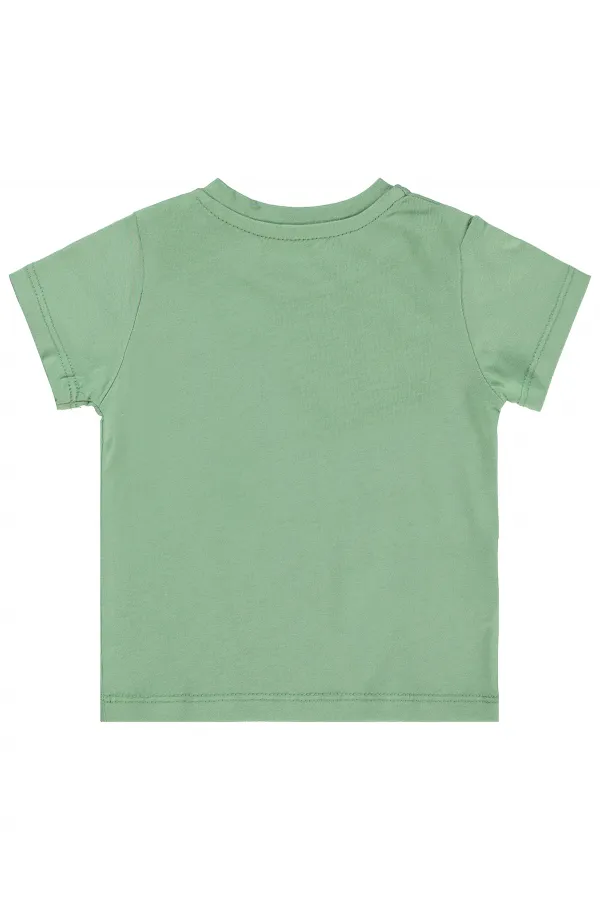 T-shirt bébé 0-24 mois kaki doux - Emballage