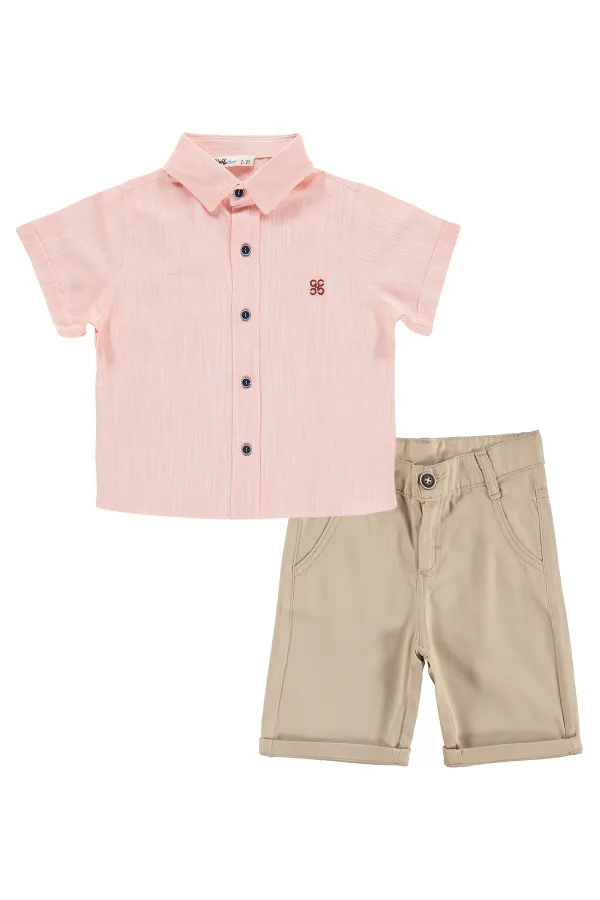 Erkek Çocuk Takım 2-5 Yaş Nar - Paket