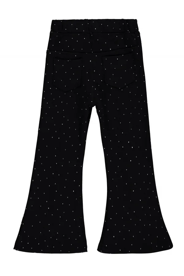 Leggings noirs pour filles, 6-9 ans - Lot