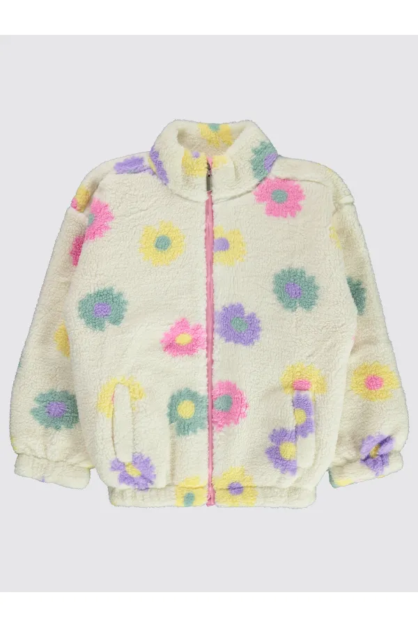 Gilet fille 10-13 ans écru - Emballage