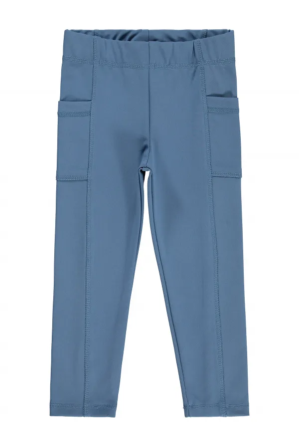 Leggings pour filles, 2-5 ans, couleur pétrole - Lot