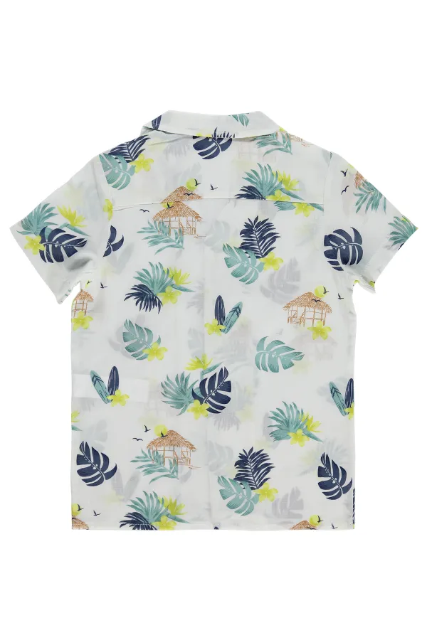 Erkek Çocuk Gömlek 6-9 Yaş Beyaz - Paket