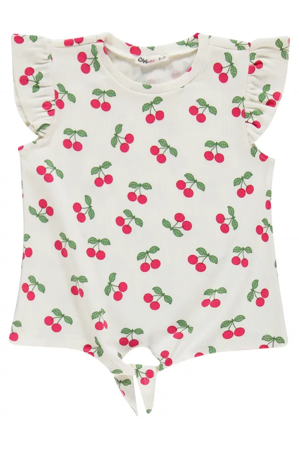 Kız Çocuk Takım 6-9 Yaş Ekru - Paket