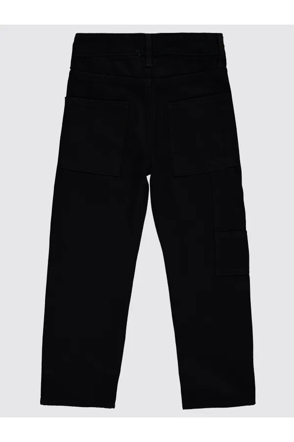 Boy's Trousers 6-9 Years Black - Pack