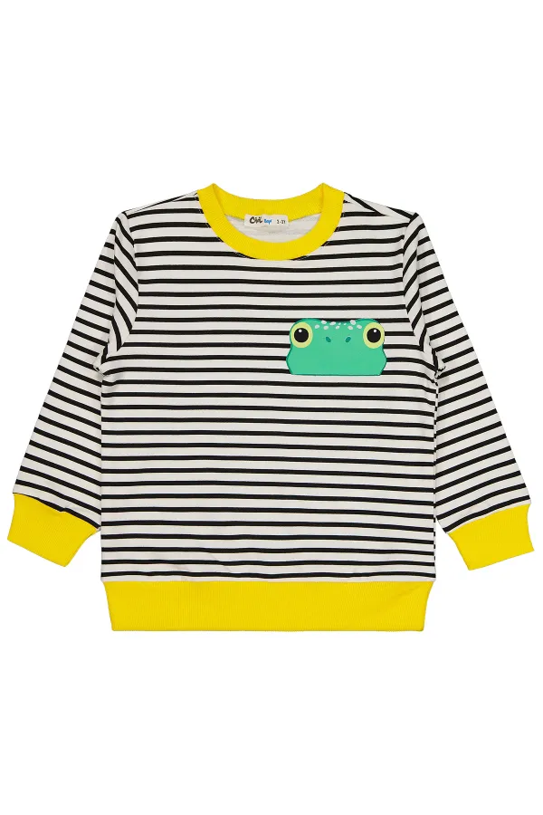 Erkek Çocuk Eşofman Takımı 2-5 Yaş Sarı - Paket