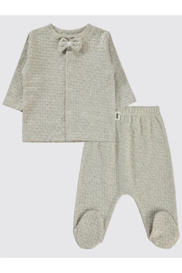 Baby Pajama Set 0-24 Months Brown - Pack