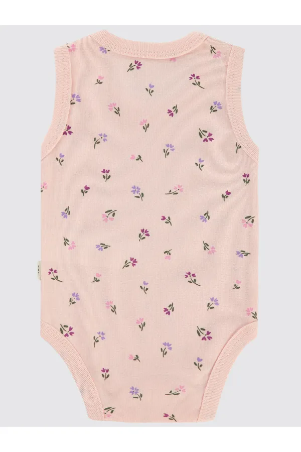 Body bébé à boutons-pression rose 0-24 mois - Lot