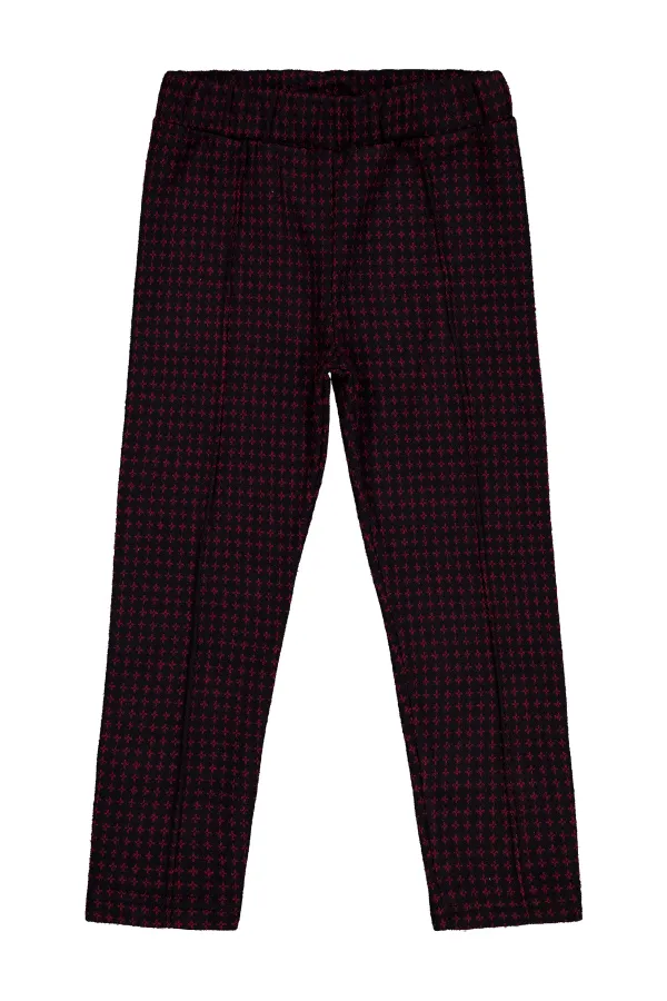 Leggings bordeaux pour filles de 6 à 9 ans - Emballage