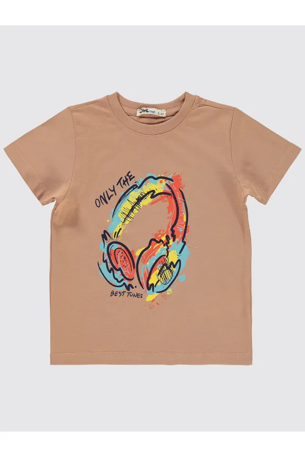 Boy T-Shirt 2-5 Years Mink - Package