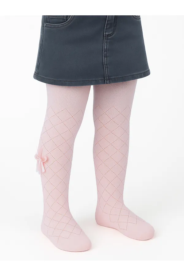 Kız Çocuk Külotlu Çorap 2-9 Yaş Pembe - Paket