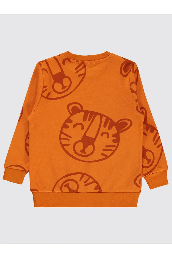 Boys Sweatshirt 2-5 Years Old Dark Orange - Package