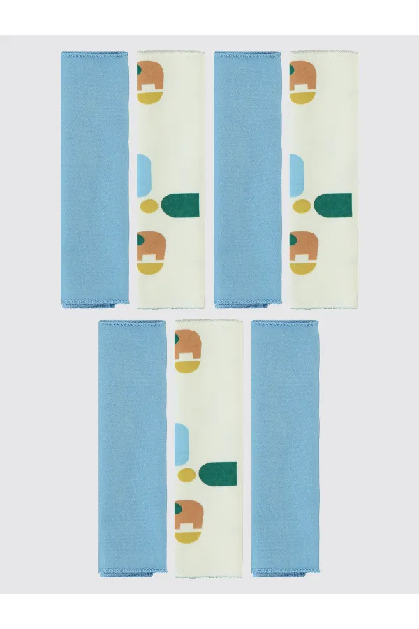 Bebek Ağız Bezi ve Mendili 0-24 Ay Mavi - Paket