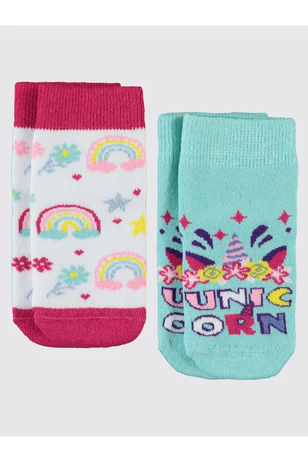 Girls' Ankle Socks 2-9 Years Standard - Pack Girls' Ankle Socks 2-9 Years Standard - Pack