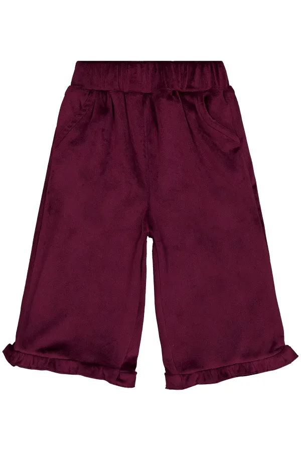Bas de survêtement bébé 0-24 mois Violet betterave - Lot