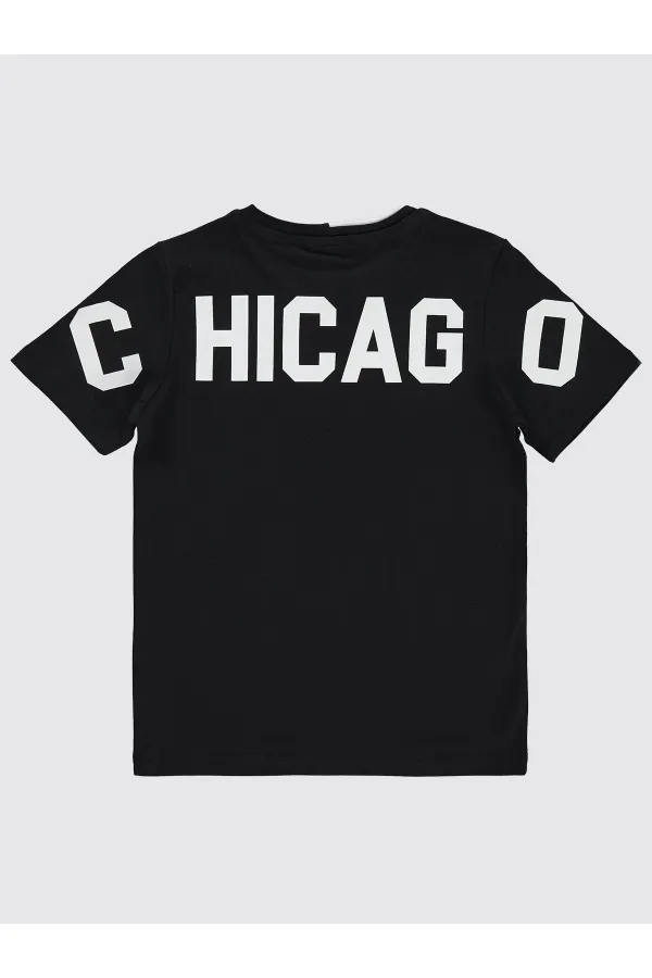 Boys T-Shirt 6-9 Years Old Black - Pack