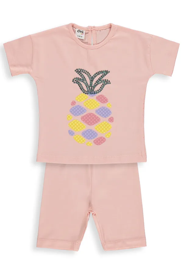 Ensemble bébé 6-18 mois saumon - Pack