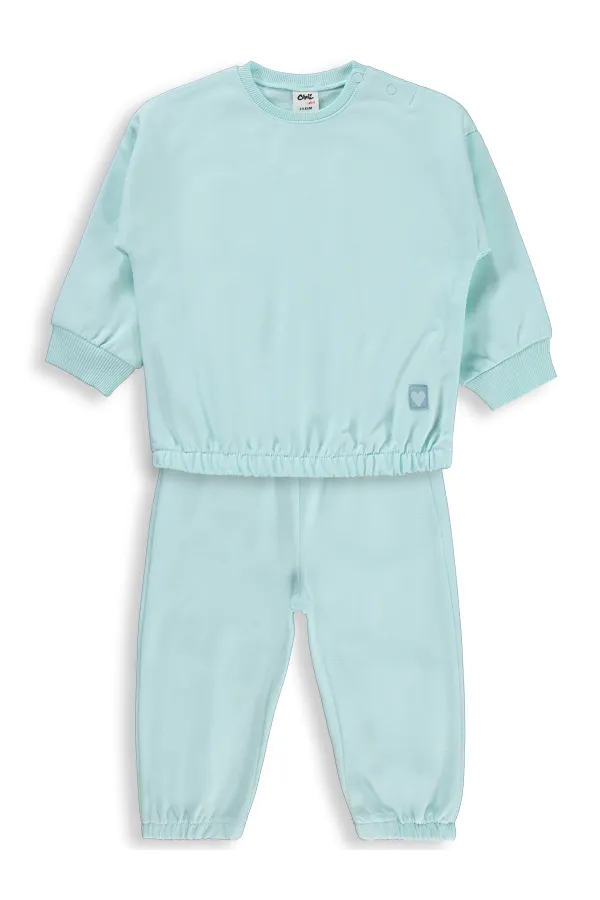 Baby Outfit 0-24 Months Aqua Green - Pack