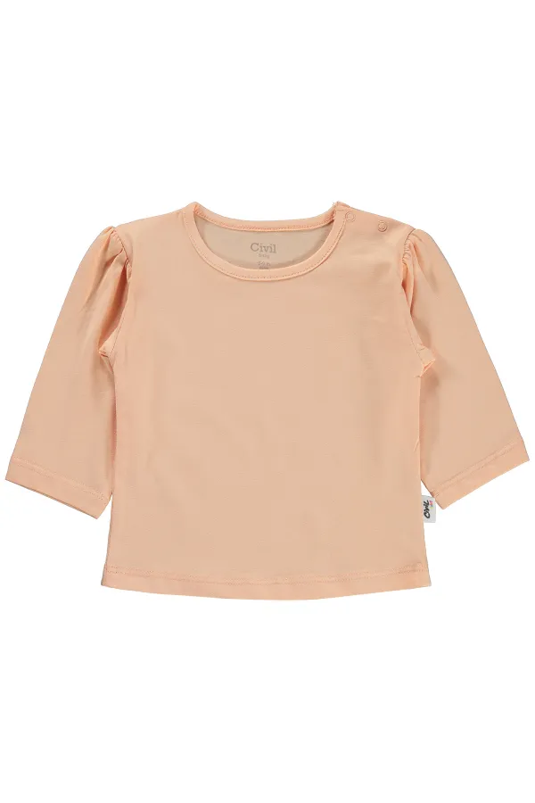 Sweat-shirt bébé 0-24 mois saumon - Emballage