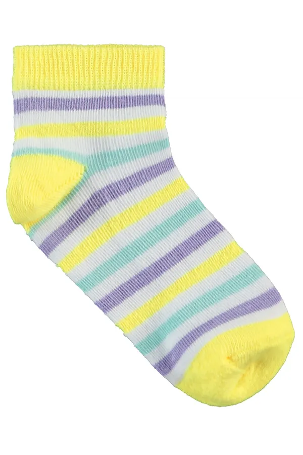 Kız Çocuk Patik Çorap 2-9 Yaş Standart - Paket