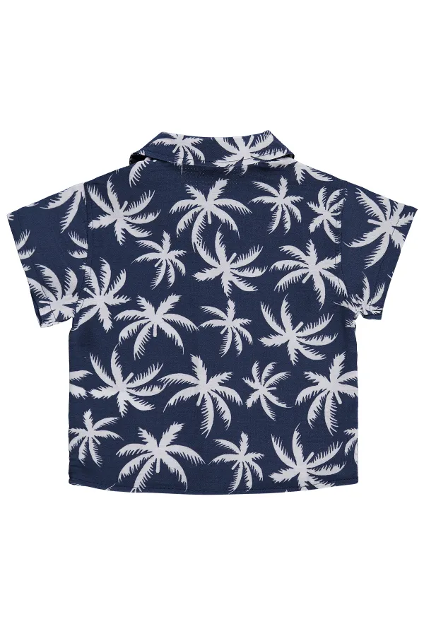 Baby Shirt 0-24 Months Indigo - Pack