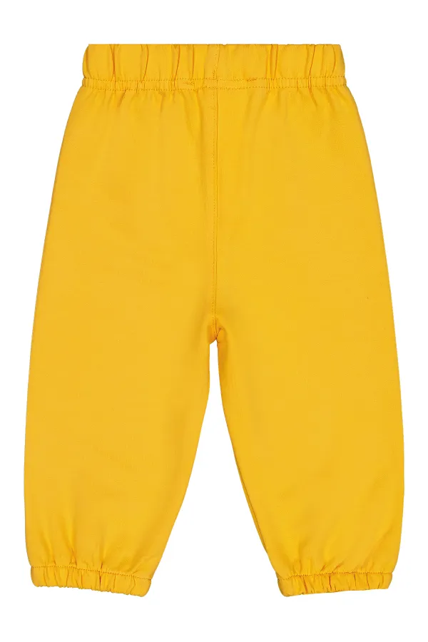 Baby Tracksuit Bottoms 0-24 Months Honey Yellow - Pack
