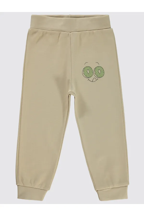 Bas de survêtement garçon 2-5 ans beige - Lot