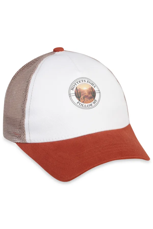 Boys' Hat/Beanie, Ages 6-9, White - Package