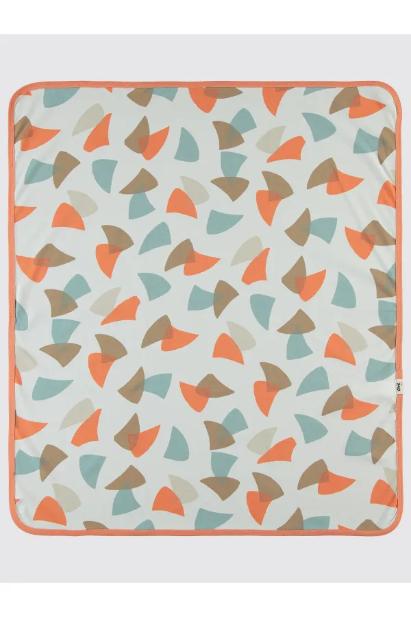 Couverture et lange pour bébé 0-24 mois orange - Emballage