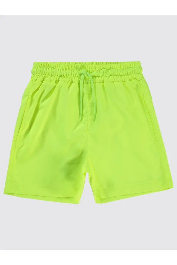 Boys Swim Shorts 6-9 Years Green - Package
