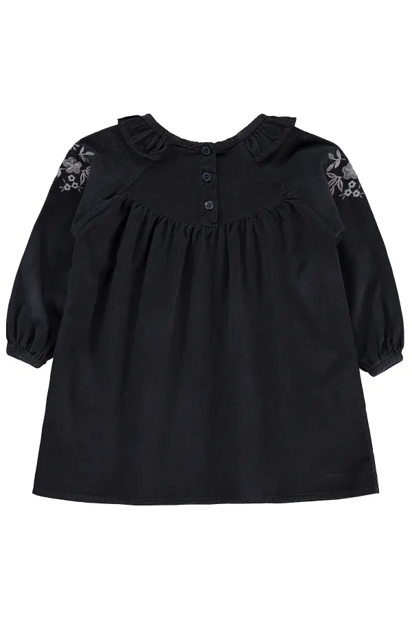 Girls' Jumpsuit and Dress Set, Ages 2-5, Anthracite - Package