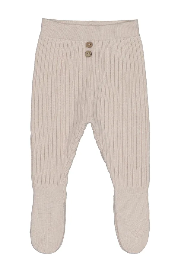 Baby Tracksuit Bottoms 0-24 Months Stone Color - Pack