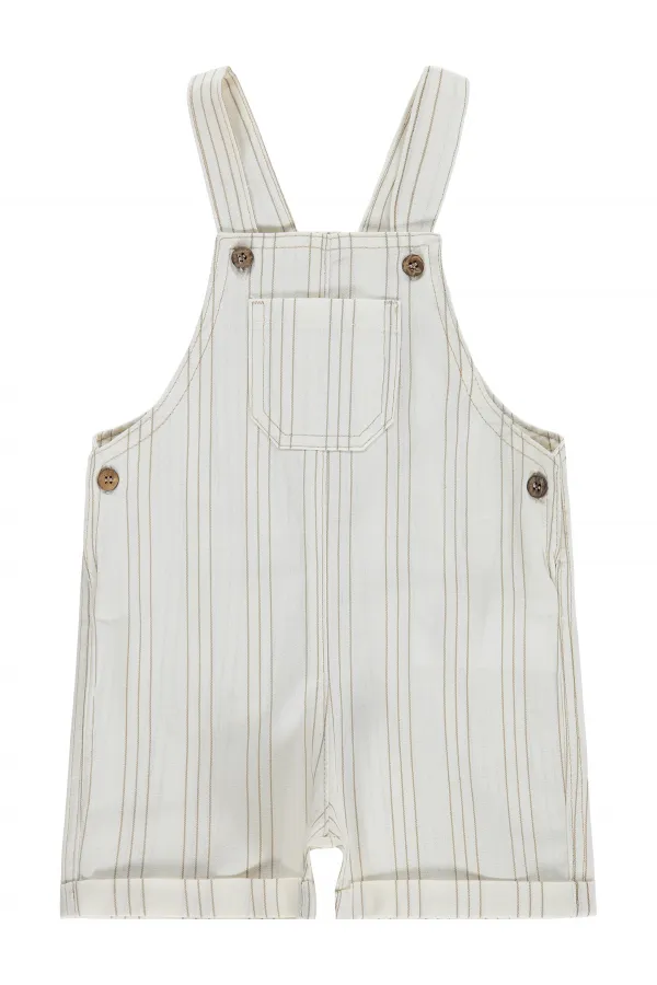 Boys' Overalls, Ages 2-5, Brown - Pack