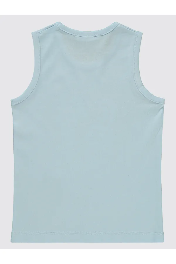 Lot de T-shirts bleu glacier pour garçons de 2 à 5 ans