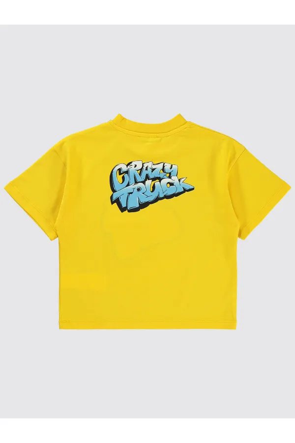 Erkek Çocuk Tişört 2-5 Yaş Sarı - Paket