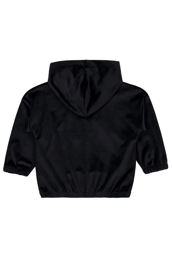 Kız Çocuk Sweatshirt 2-5 Yaş Siyah - Paket