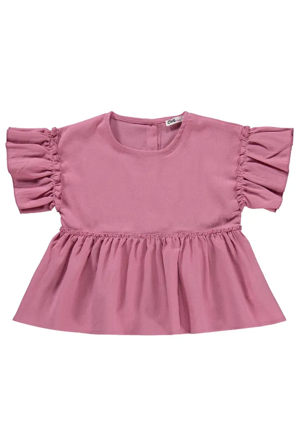 Kız Çocuk Takım 2-5 Yaş Gül Kurusu - Paket