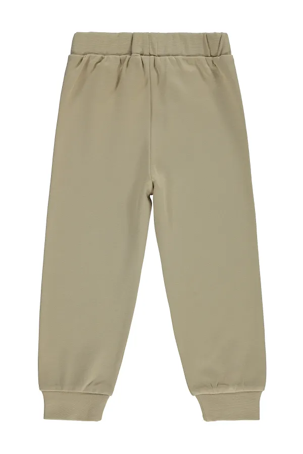 Pantalon de survêtement garçon Km 2-5 ans Beige - Lot