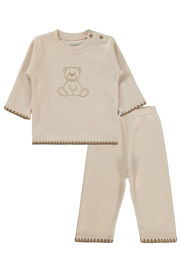 Bebek Takım 0-24 Ay FilDişi - Paket