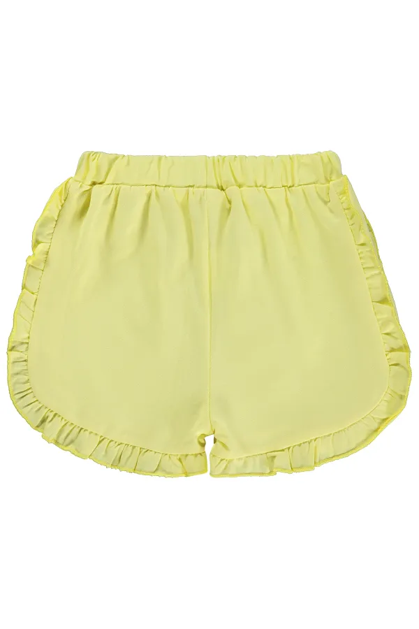 Bebek Şort 0-24 Ay Limon Sarısı - Paket