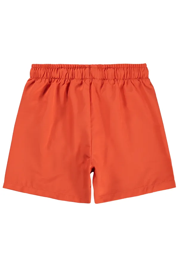 Erkek Çocuk Deniz Şort 6-9 Yaş Oranj - Paket