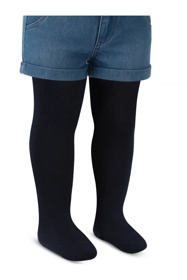 Collants bébé 0-24 mois bleu marine - Lot