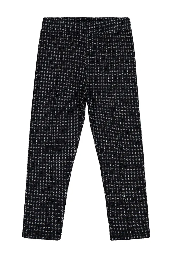 Collants anthracite pour filles de 6 à 9 ans - Paquet