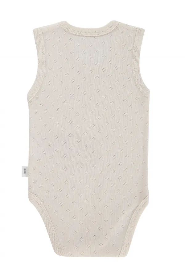 Baby Snap Bodysuit 0-24 Months, Ecru - Package