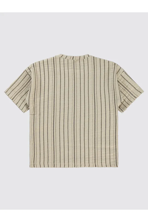 T-shirt garçon marron 6-9 ans - Emballage